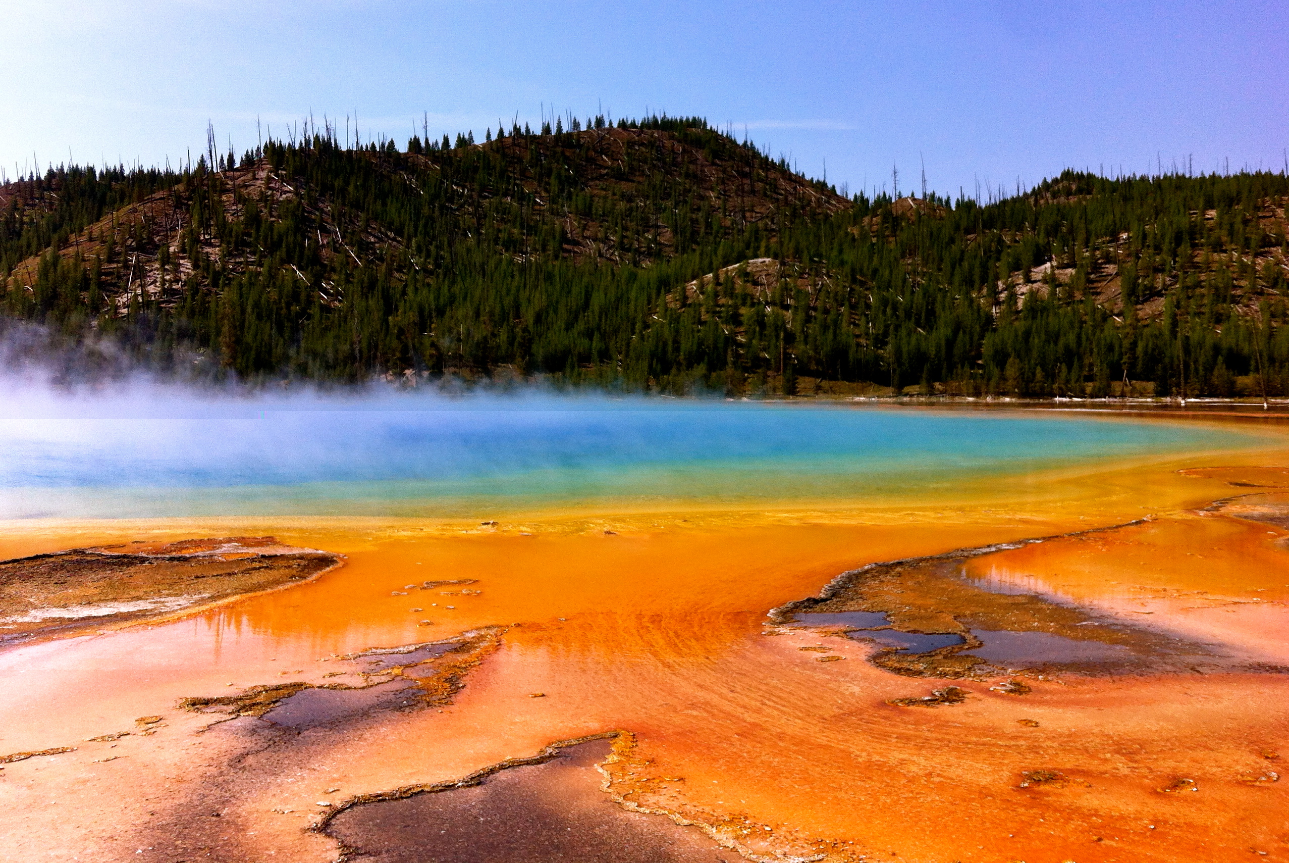 The amazing Grand Prismatic Spring