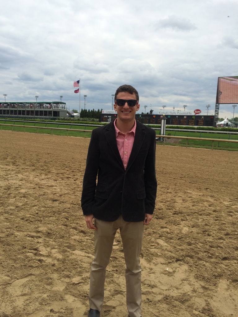 On the track at the Kentucky Oaks!