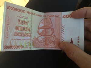 I'm a high roller in Zimbabwe